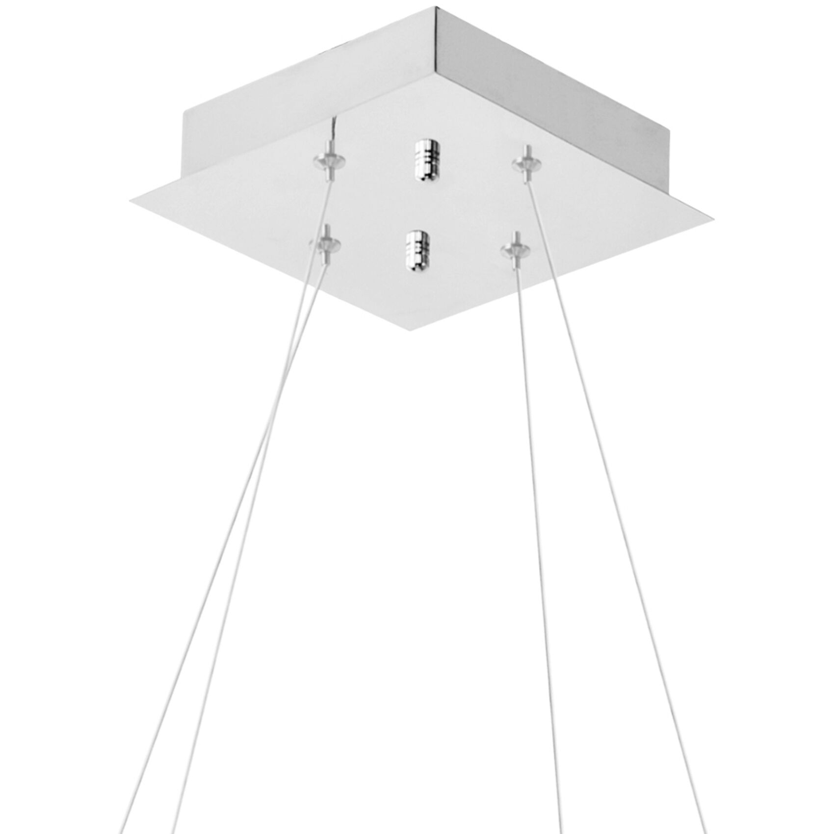 Ring LED 15 inch Chrome Island/Pool Table Light Ceiling Light