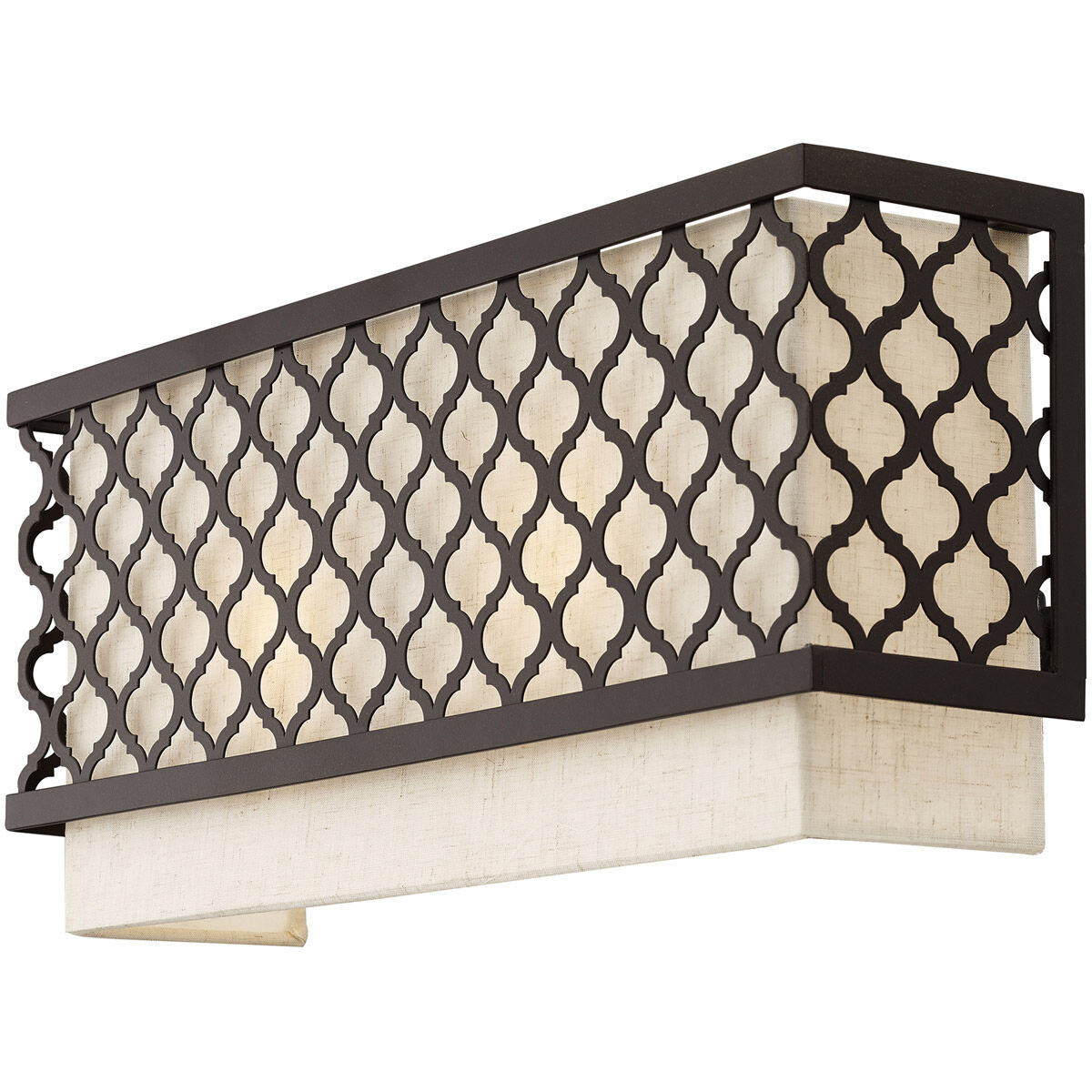 Arabesque 2 Light 16 inch English Bronze ADA ADA Wall Sconce Wall Light