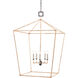 Denison 5 Light 31.5 inch Mole Black Lantern Pendant Ceiling Light, Grande