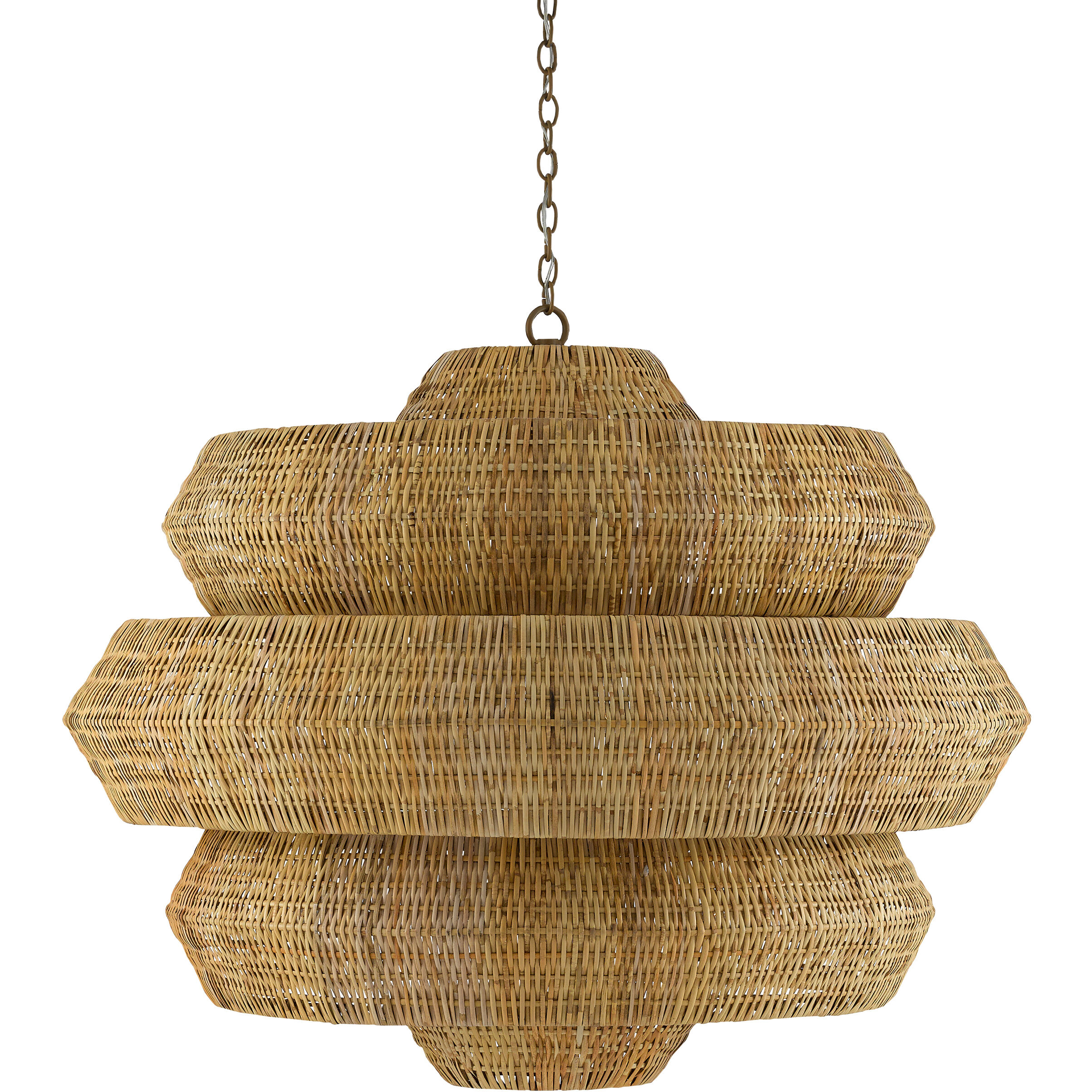 Antibes 18 Light 48 inch Khaki/Natural Chandelier Ceiling Light, Grande