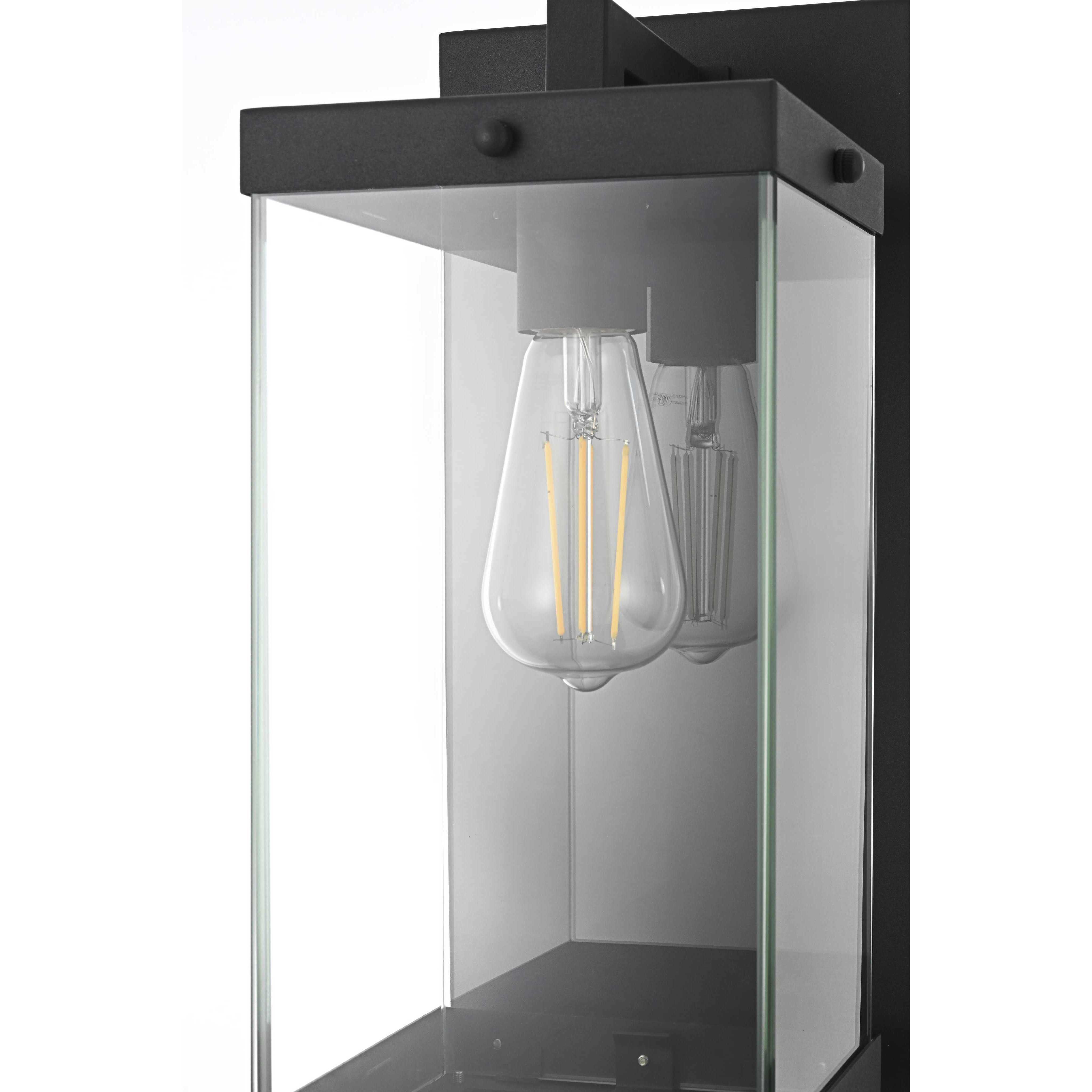 Julien 1 Light 17 inch Black Outdoor Wall Sconce