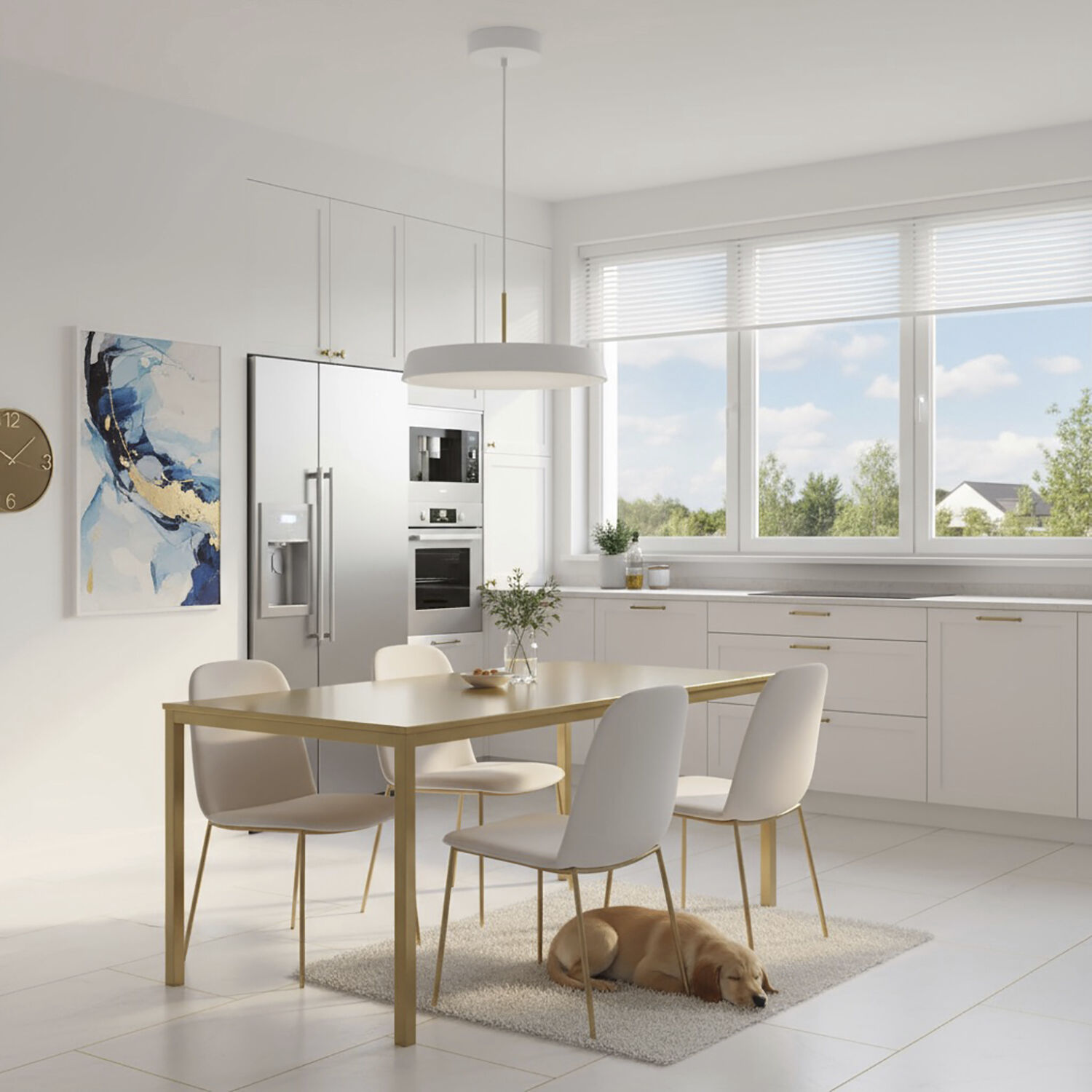 Lexi LED 16 inch White Pendant Ceiling Light