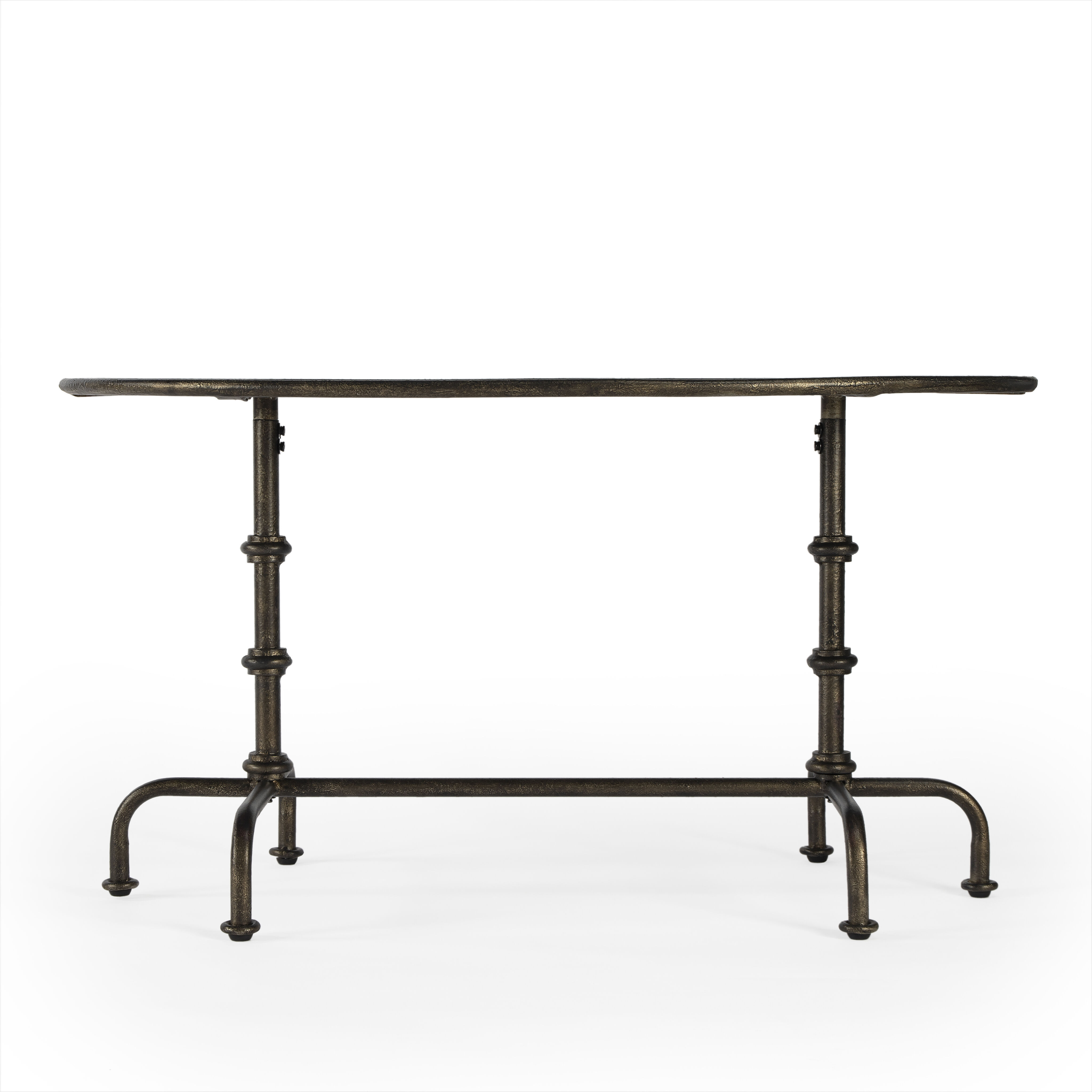 Industrial Chic Kira Metal 38 X 25 inch Metalworks Cocktail Table