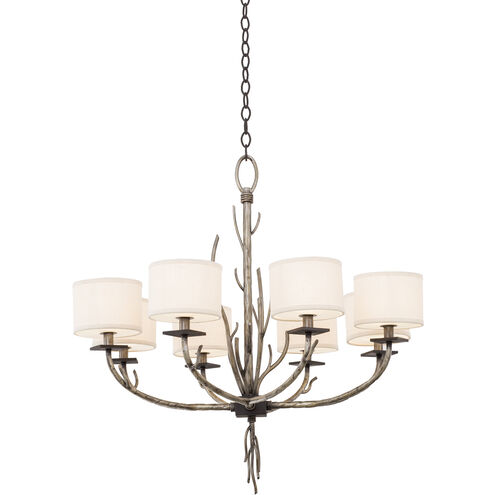 Denali 8 Light 32 inch Bronze Jewel Tone Chandelier Ceiling Light