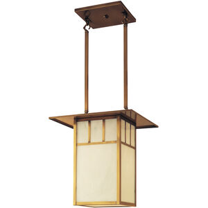 Huntington 2 Light 18 inch Antique Brass Pendant Ceiling Light in Clear Seedy, Double T-Bar Overlay