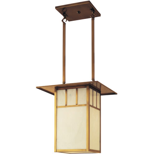 Huntington 2 Light 18 inch Antique Brass Pendant Ceiling Light in Clear Seedy, Double T-Bar Overlay