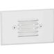 LED Step Lights 120 4.5 watt Satin White Indoor/Outdoor Step Light, Progress LED