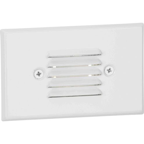 LED Step Lights 120 4.5 watt Satin White Indoor/Outdoor Step Light, Progress LED