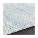 Strada 120 X 96 inch Ice Blue/Blue/Cream Handmade Rug in 8 x 10, Rectangle