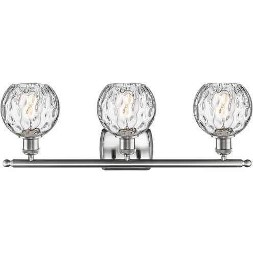 Ballston Athens Water Glass LED 26 inch Brushed Satin Nickel Bath Vanity Light Wall Light