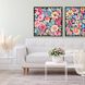 Florals Collection Green Canvas