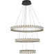 Mia LED 32 inch Brushed Gold Foyer Chandelier Ceiling Light