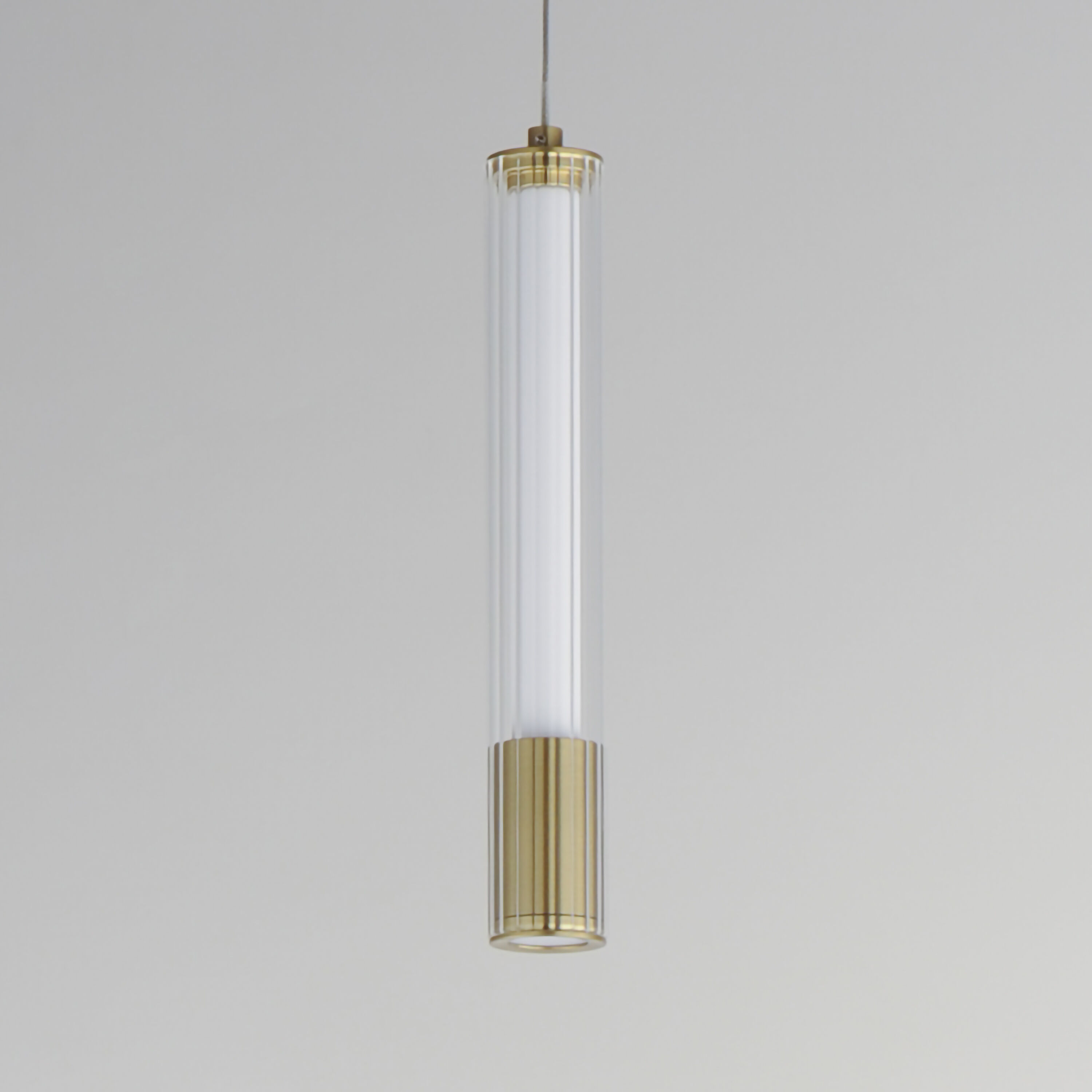 Cortex LED 1.5 inch Natural Aged Brass Single Pendant Ceiling Light
