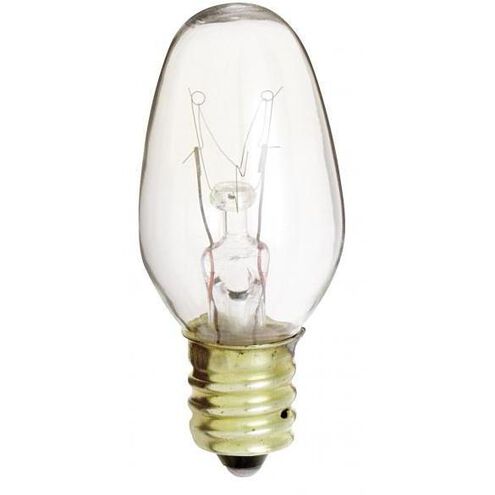 Lumos Incandescent C7 Candelabra E12 7 watt 130V 2700K Light Bulb