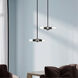 Copenhagen 3 Light 13 inch Black Mini Chandelier Ceiling Light