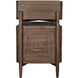 Savino 31 X 30 inch Dark Walnut Side Table
