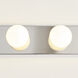 Center Stage 4 Light 24 inch Chrome Bath Vanity Wall Sconce Wall Light