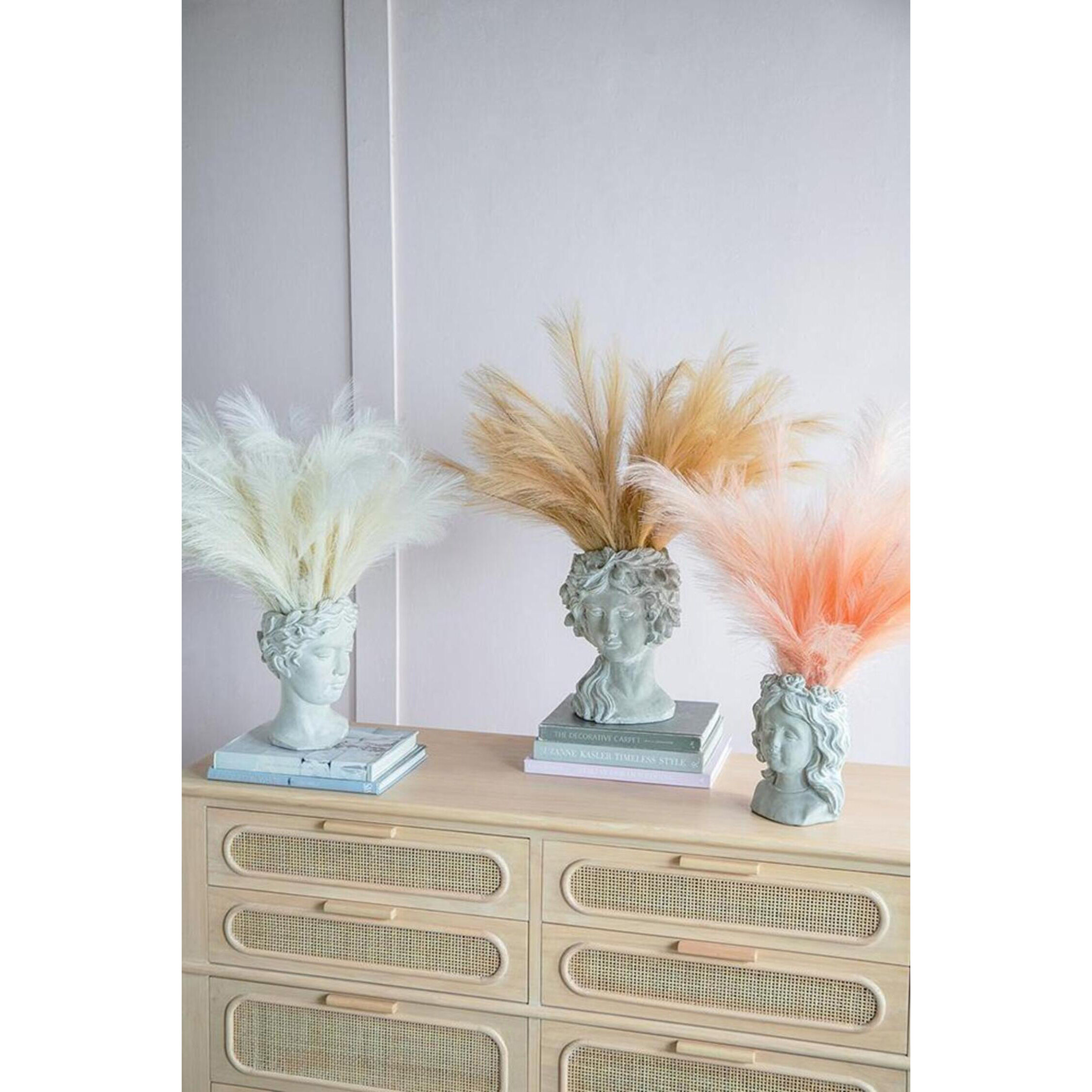 Visage White Wash Outdoor Vase