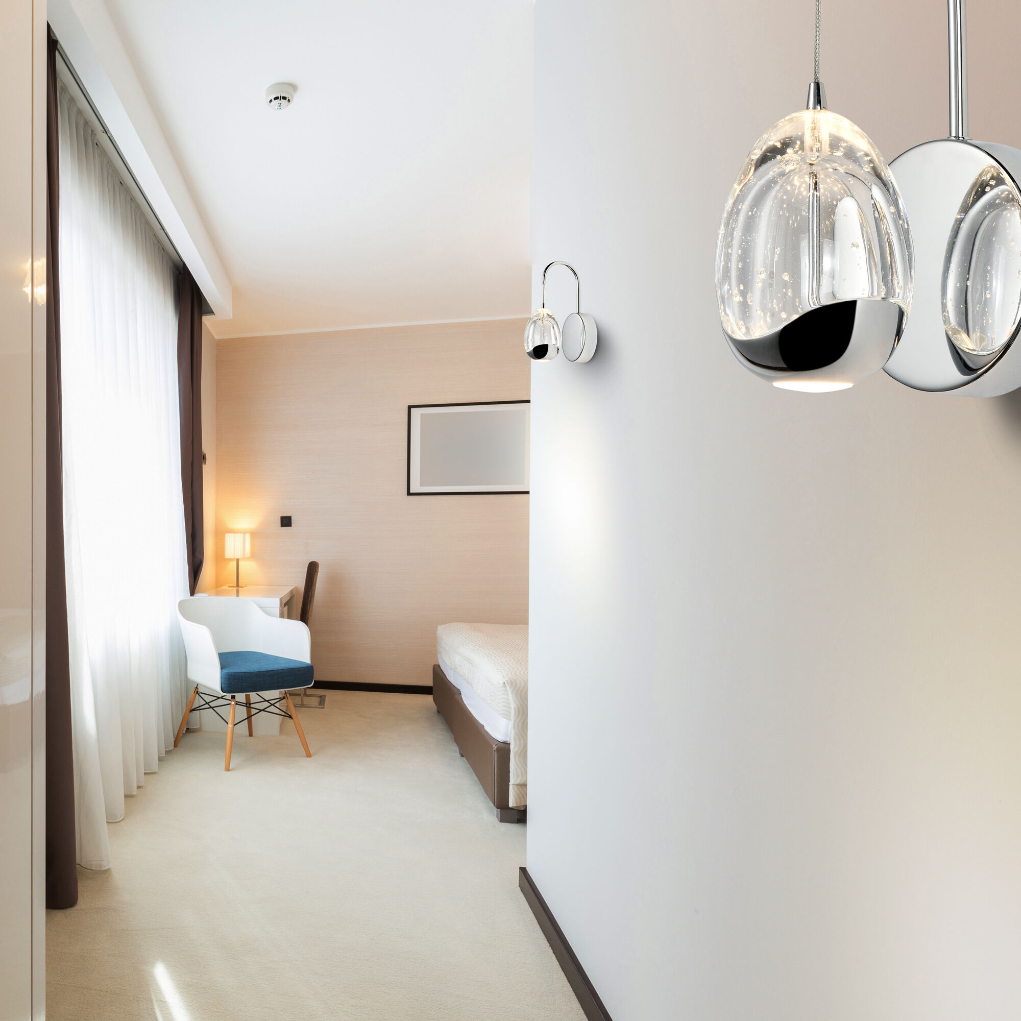 Artisan Collection/VENEZIA Series Wall Sconce Wall Light in Polished Chrome