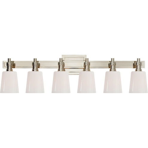 Thomas O'Brien Bryant2 6 Light 29 inch Polished Nickel Linear Bath Sconce Wall Light