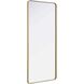 Remy 72 X 32 inch Brass Mirror