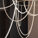Suspenders LED 82 inch Satin White and Frosted Chandelier Ceiling Light