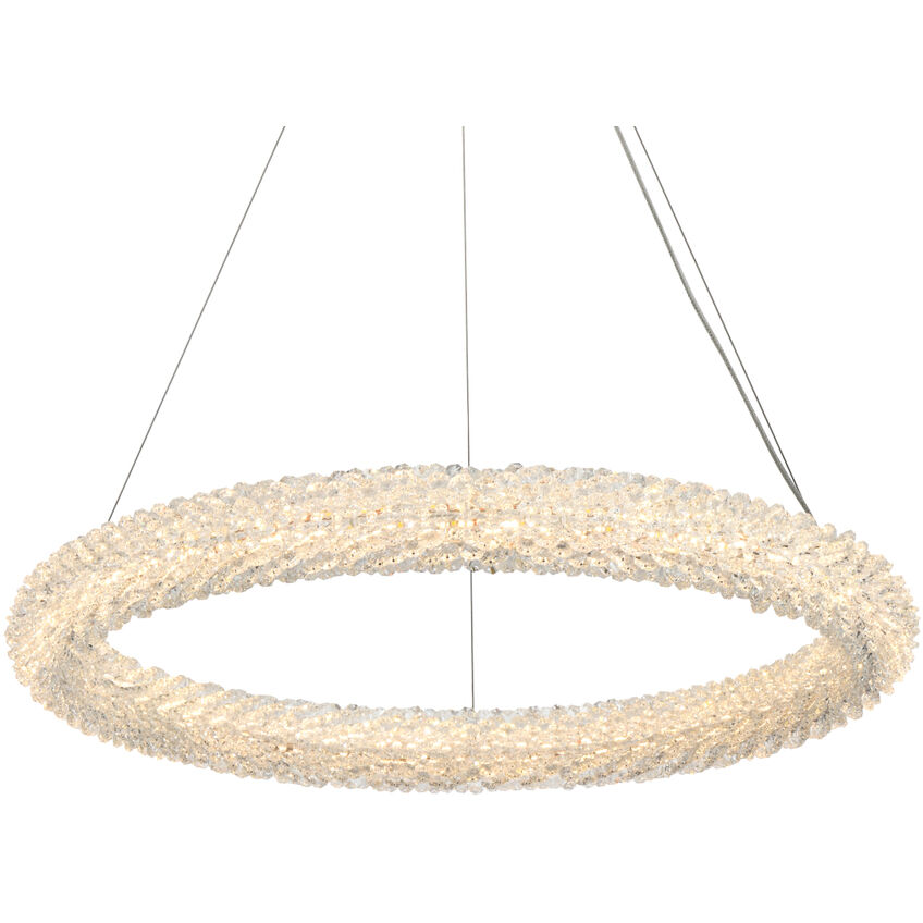 Bowen 1 Light 24 inch Satin Gold Chandelier Ceiling Light