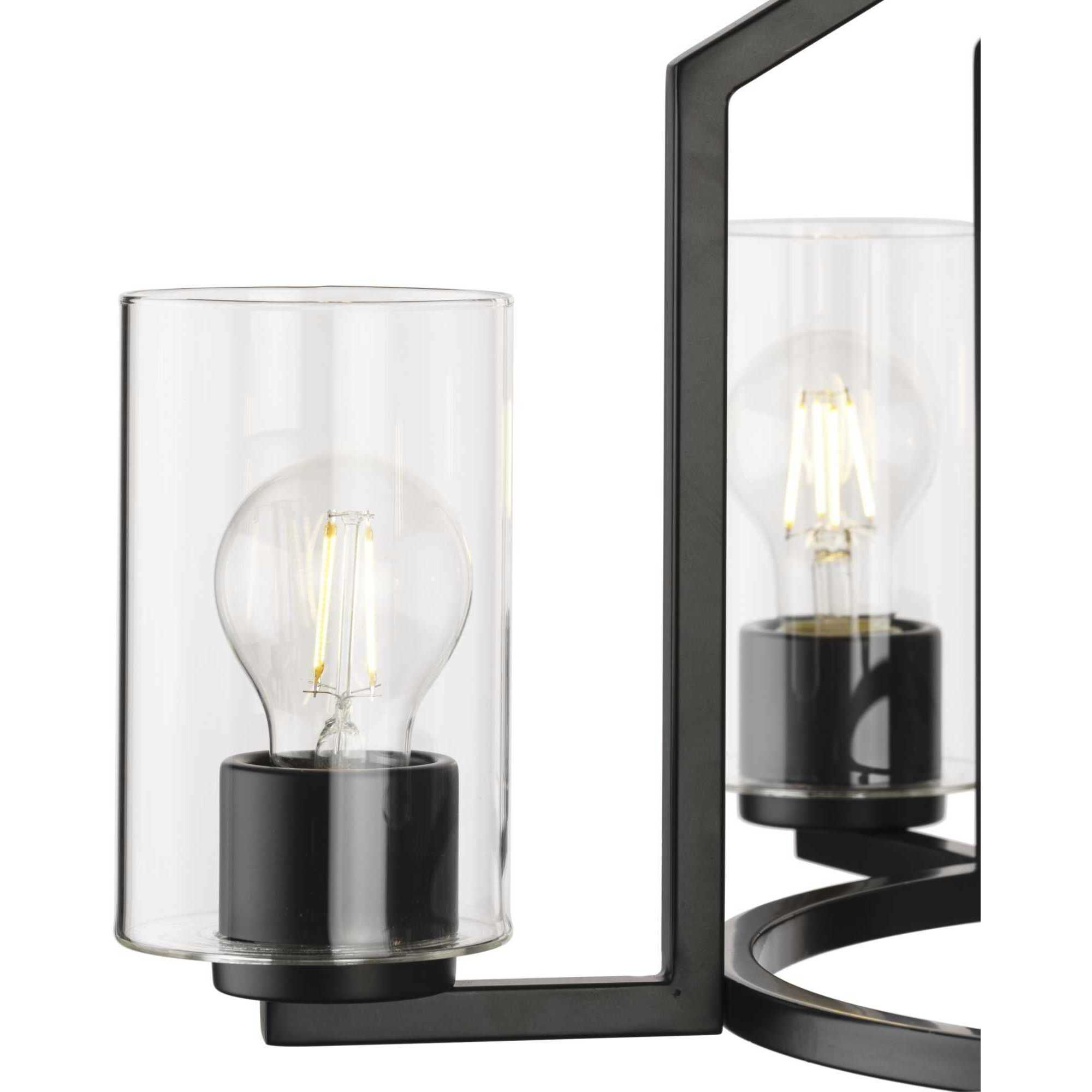 Goodwin 5 Light 24 inch Matte Black Chandelier Ceiling Light