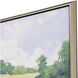 Earth and Sky Green and Gray and Neutral and White Canvas