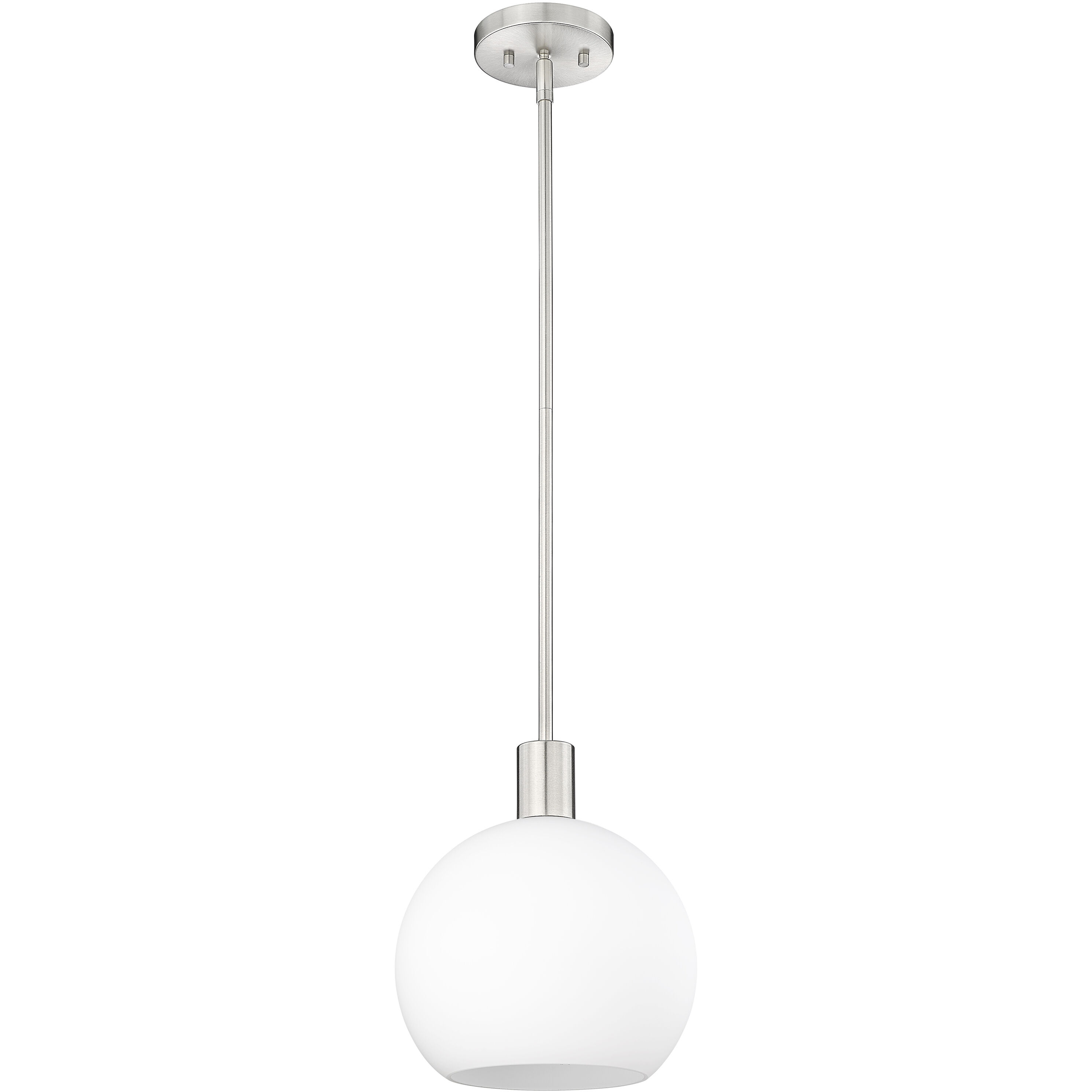 Margo 1 Light 9.75 inch Brushed Nickel Pendant Ceiling Light
