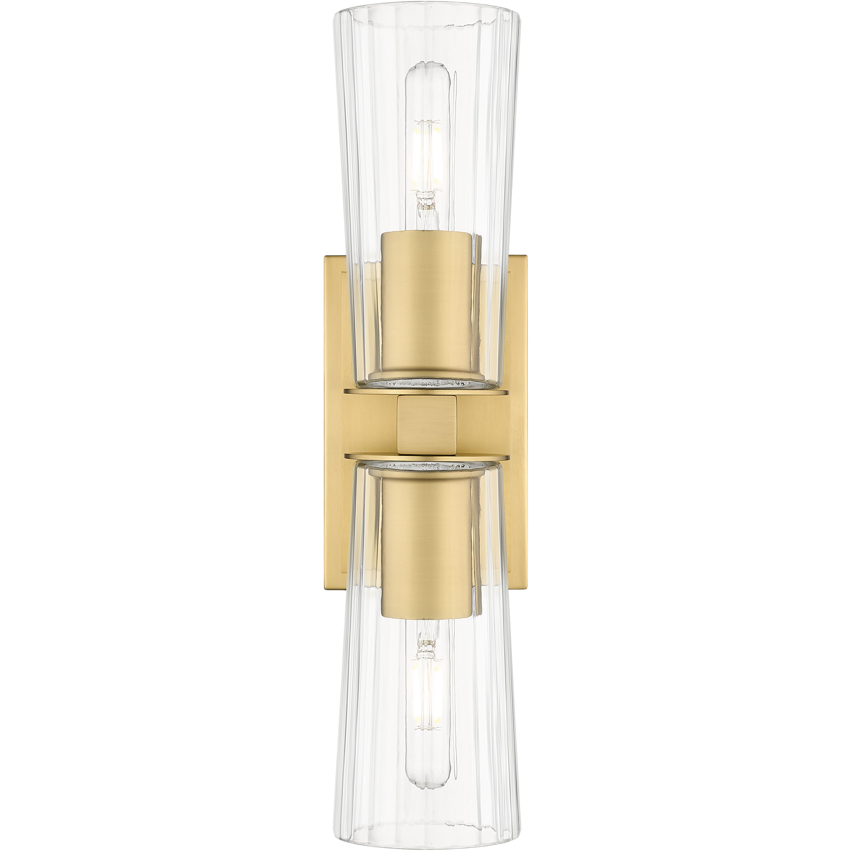 Titus 2 Light 4.5 inch Modern Gold Wall Sconce Wall Light