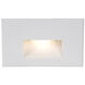 WAC 120V Step Light LED 1.5 inch White ADA Step and Wall Light in 3000K Warm White LED, WAC Lighting