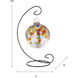 Tree Of Life Multi-color Art Glass Orb