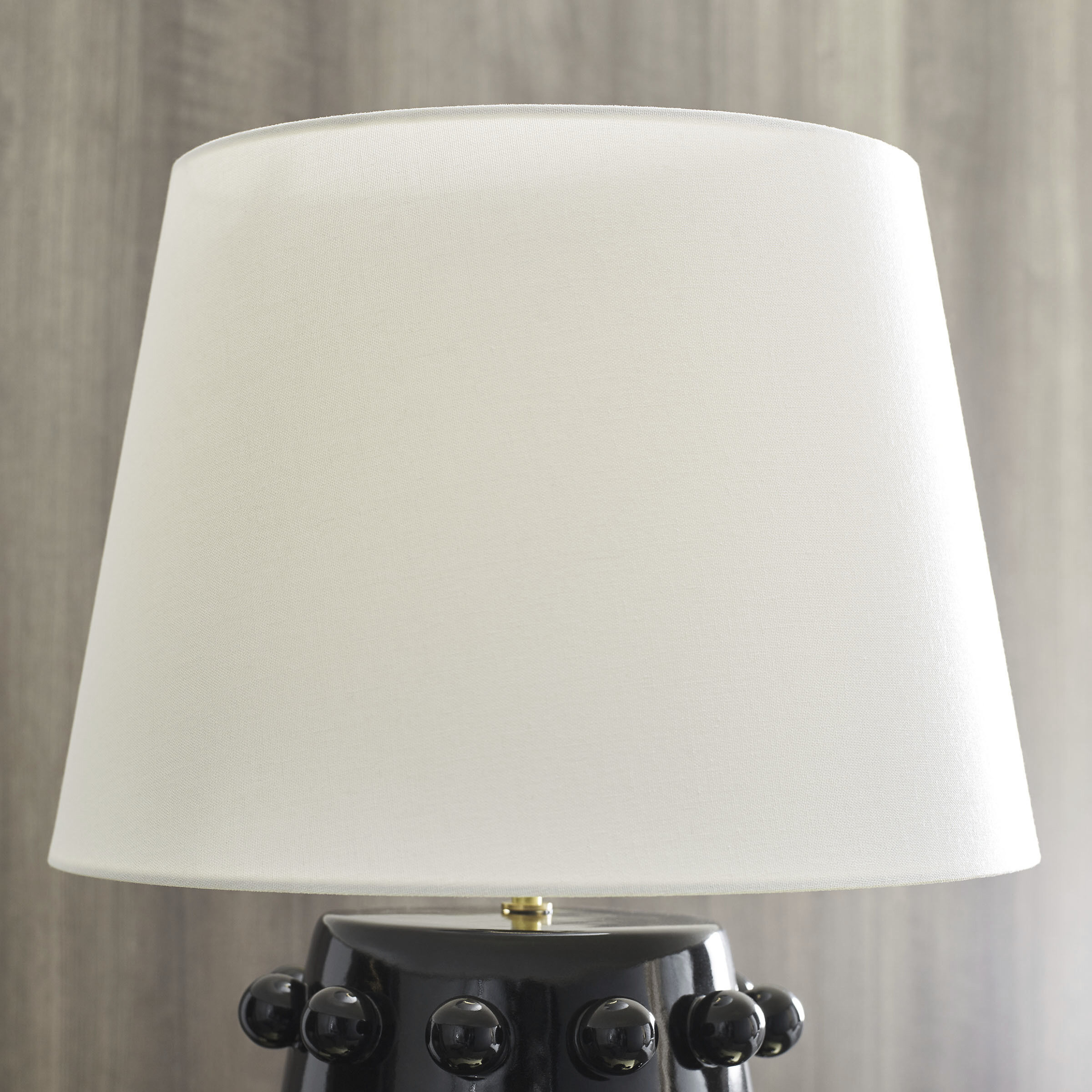 Kelly Wearstler Linden 26.5 inch 75 watt Black Porcelain Table Lamp Portable Light, Medium