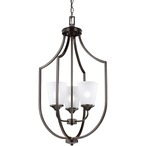 Hanford 3 Light 18.13 inch Bronze Foyer Pendant Ceiling Light