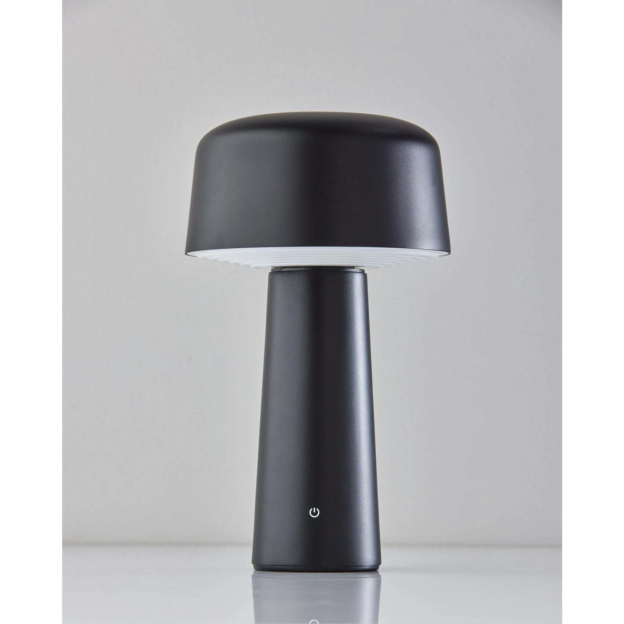 Lenny 10 inch 1.50 watt Black LED Cordless Table Lamp Portable Light
