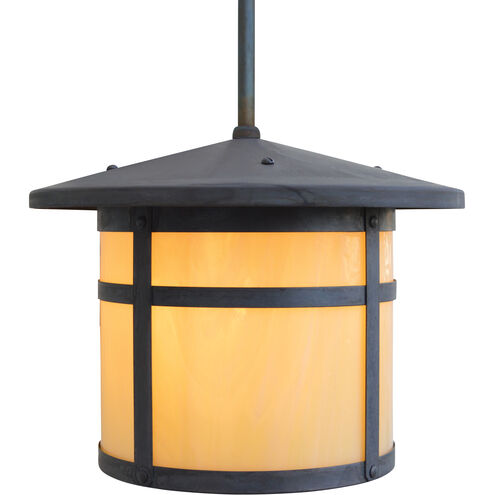 Berkeley 1 Light 14.12 inch Slate Pendant Ceiling Light in Almond Mica