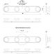 Rezz LED 16 inch Black Bath Vanity Light Wall Light