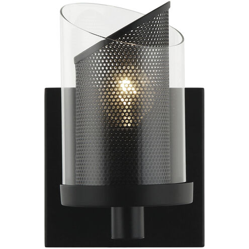 So Inclined 1 Light 5 inch Black Bath Vanity Wall Light