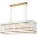 Allure 20 Light 18 inch Aged Brass Dining Chandelier Ceiling Light