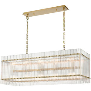 Allure 20 Light 18 inch Aged Brass Dining Chandelier Ceiling Light