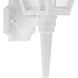 Mansard 1 Light 17 inch White Outdoor Wall Lantern