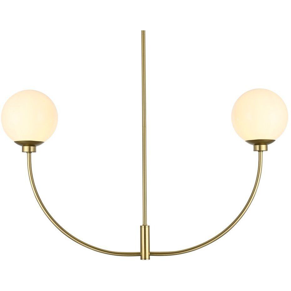Nyomi 2 Light 36 inch Brass Chandelier Ceiling Light