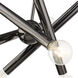 Stafford 8 Light 24 inch Black Chrome Chandelier Ceiling Light