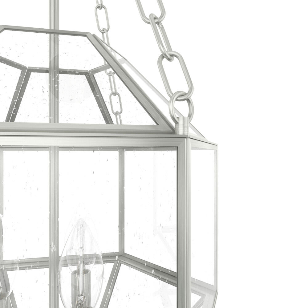 Indria 3 Light 15.5 inch Brushed Nickel Pendant Ceiling Light