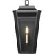 Sumerlin 1 Light 14.5 inch Powder Coated Black Outdoor Wall Sconce
