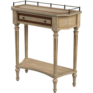 Charleston One Drawer Console Table in Beige