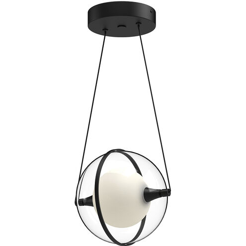 Aries LED 7.88 inch Black Pendant Ceiling Light