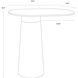 Lamont 23.5 X 22 inch Black / Brown Side Table