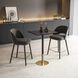 Ronan 39.5 X 28 inch Black and Gold Pub Table